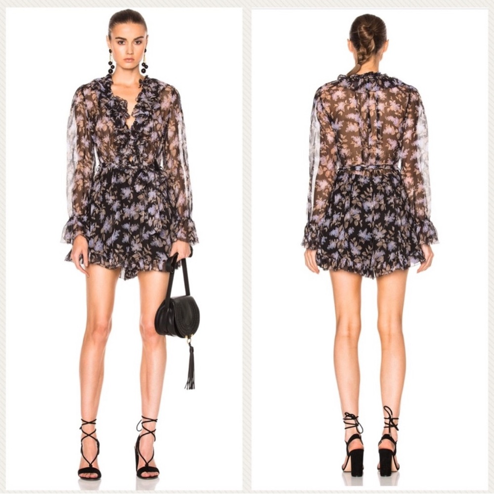 ***SOLD*** Zimmermann Ruffle playsuit size 0